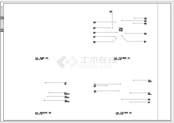 某地区五星级标准客房建筑cad施工图-图一