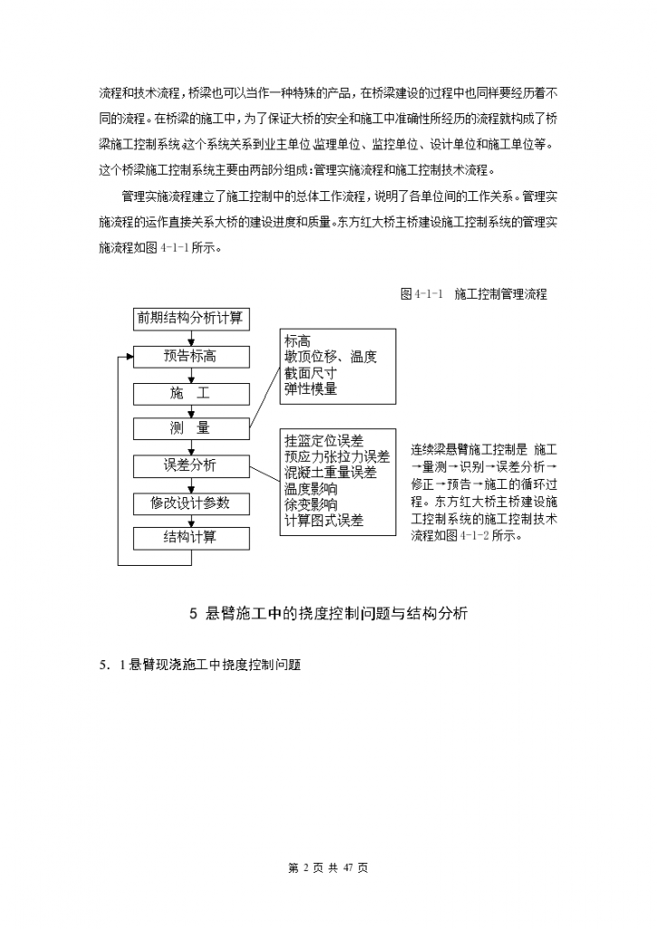 公铁路特大桥连续梁施工线形监控方案-图二