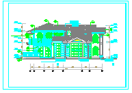 某两层美式别墅建筑设计CAD施工图_图1