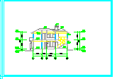 某两层别墅建筑施工设计方案图-图二