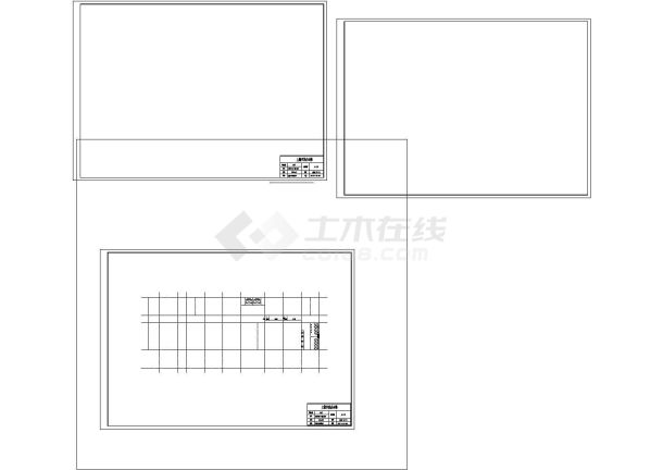 【6层】5810平米钢框架结构办公楼毕业设计建筑cad图，共十二张-图一