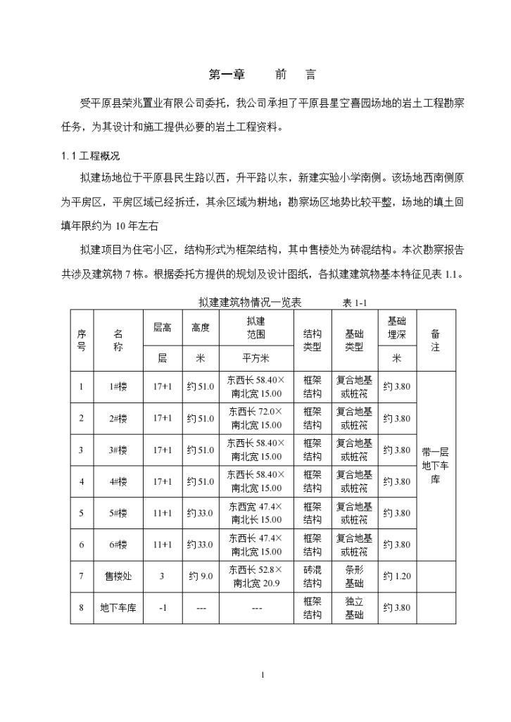 住宅小区场地岩土勘察报告-图一