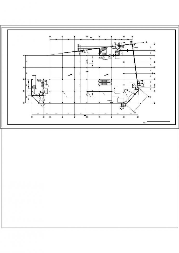 海城商厦建筑设计cad施工图纸_图1