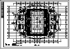 体育馆设计_某三层体育馆建筑施工图，含效果图_图1