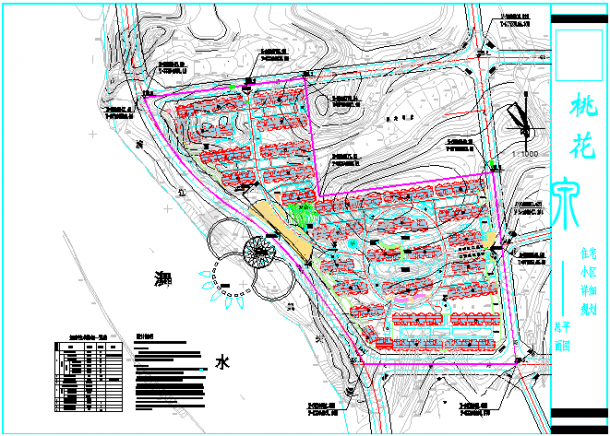 某聚福住宅小区CAD详细施工完整规划设计图-图一