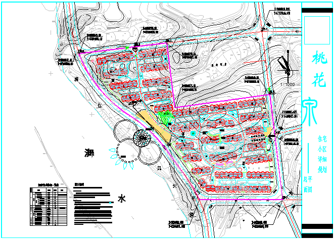 某聚福住宅小区CAD详细施工完整规划设计图_图1