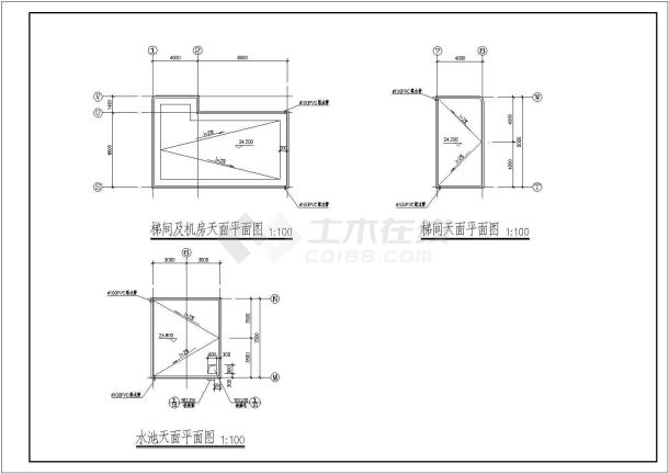 某大型厂房建筑CAD设计大样构造图纸-图一