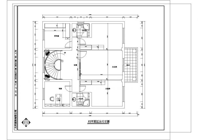 某宁波别墅CAD装修设计详细施工图_图1