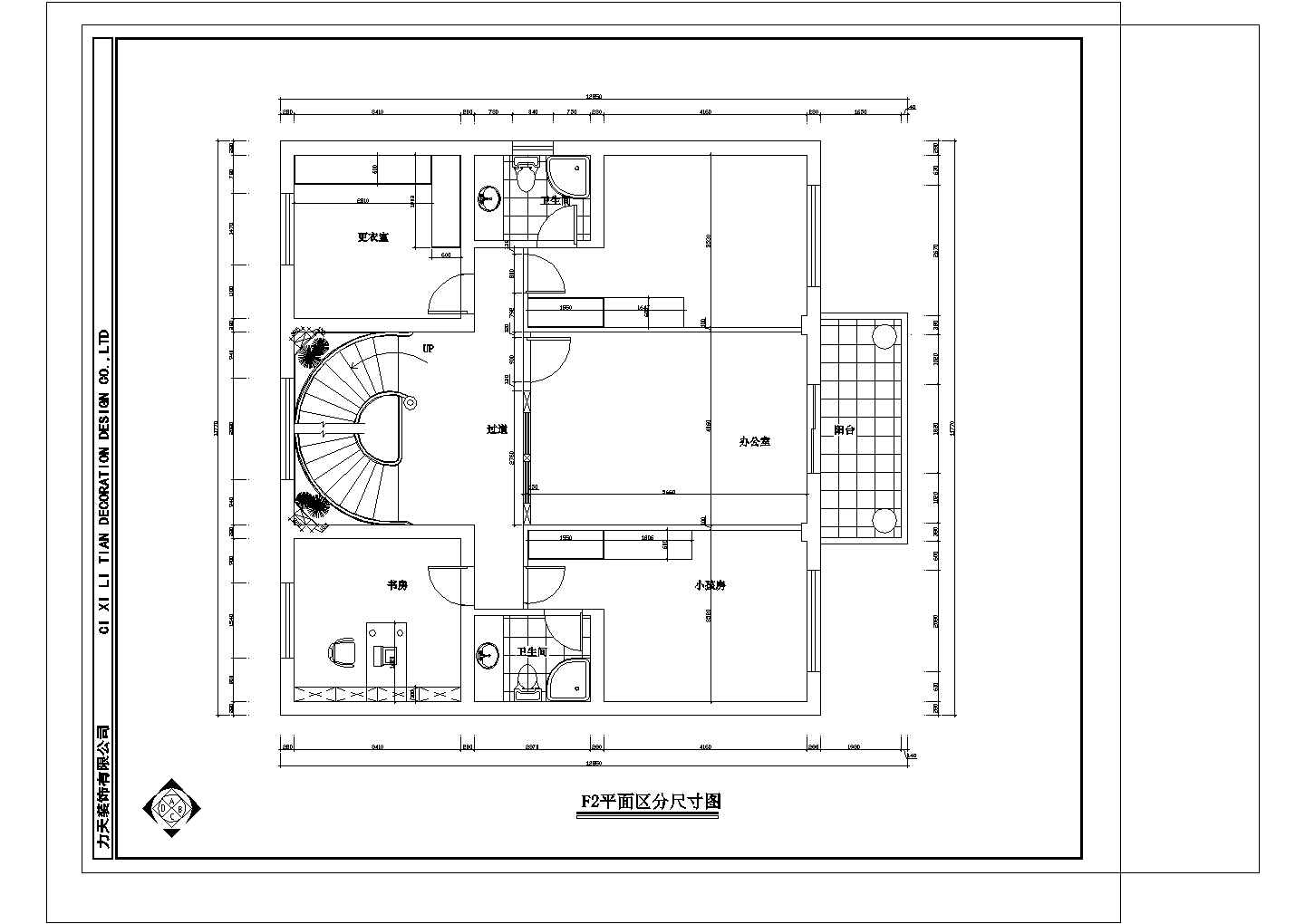 某宁波别墅CAD装修设计详细施工图