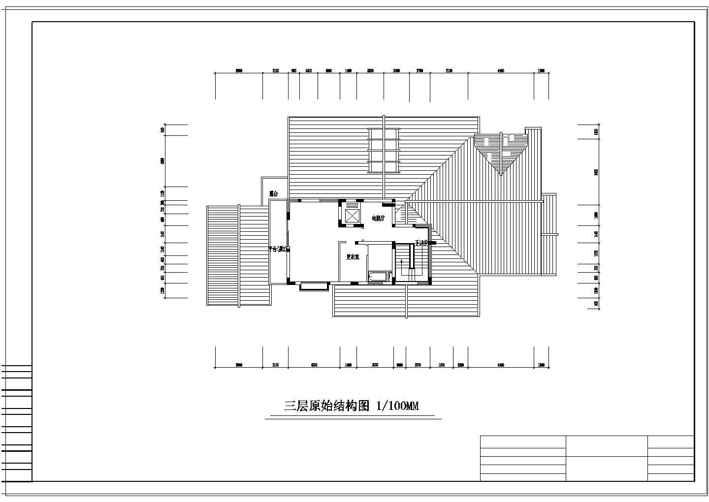 豪华家装设计cad施工图效果图