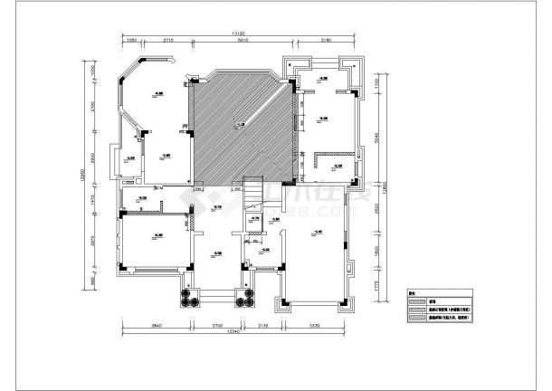 常州市绿盛花园别墅区经典热门别墅平面户型设计CAD图纸（共18张）-图一
