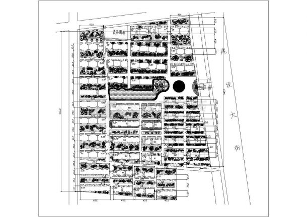 某林溪小区规划CAD详细设计构造建筑施工图-图一