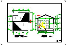 2层新农村别墅建筑设计施工图（含设计说明）-图二