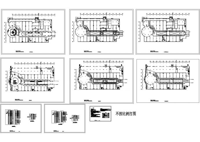 某商场公共空间电气设计CAD图_图1