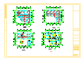 某三层别墅cad建筑结构水电设计施工全套图带效果图-图二