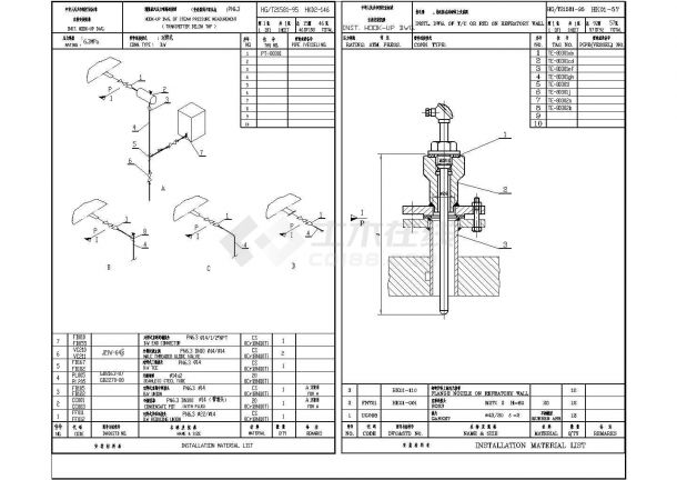 黑龙江省某冶金厂锅炉仪表安装标准图（自控仪表通用图）-图二