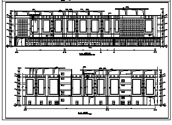 商场设计_某四层大型商场建筑施工cad图纸_图1