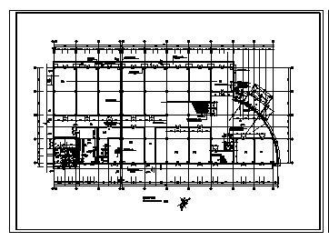 商场设计_某四层大型商场建筑施工cad图纸-图二