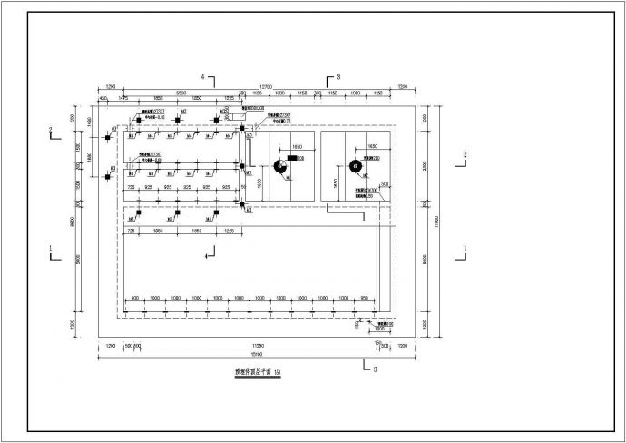 内蒙古某矿井废水处理设计图(CAD)_图1