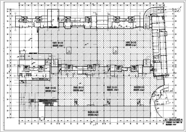 天津某商场建筑设计图包含地下一层和门窗-图一