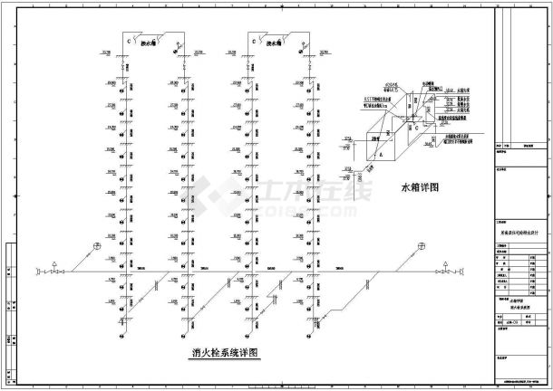 -1+11+1跃层(1LT1DT2户4单元)住宅楼建筑设计施工图-图二