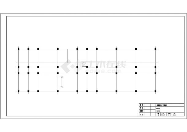 5800平米7层著名连锁大酒店全套建筑设计CAD图纸-图一