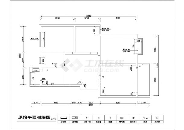 两居装修施工图+效果图+工地施工照片-图一