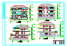 豪华别墅建筑cad设计施工图_图1