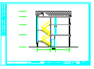 三层独栋别墅cad建筑施工全套图-图二