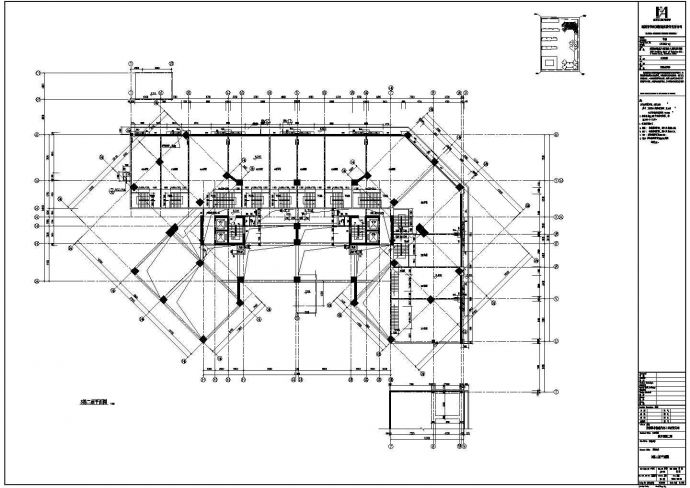 信阳市光坪南路某社区18层框架结构住宅楼全套建筑设计CAD图纸_图1