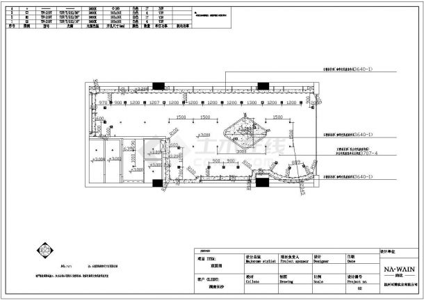 两层商场建筑CAD设计施工图-图一