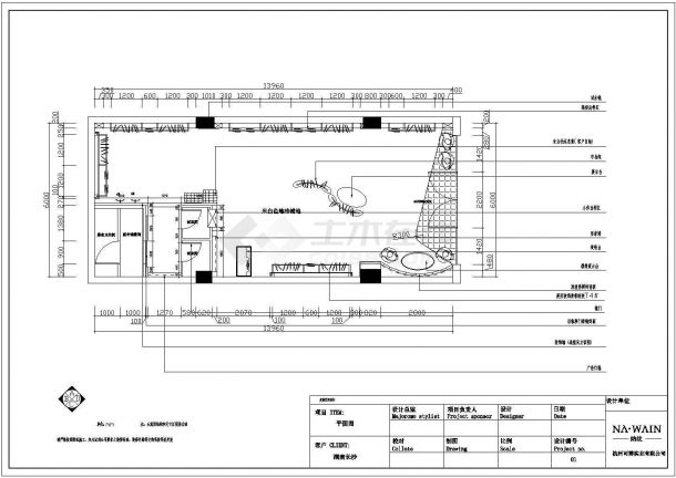 两层商场建筑CAD设计施工图-图二