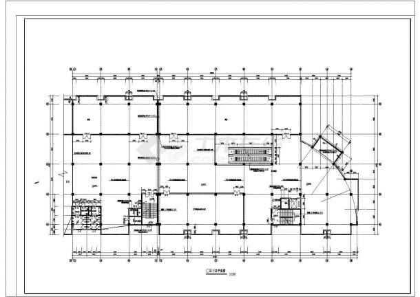 四层大型商场建筑CAD施工图-图一