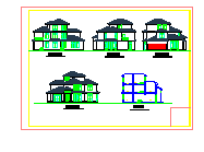 某两层别墅cad建筑设计施工图_图1