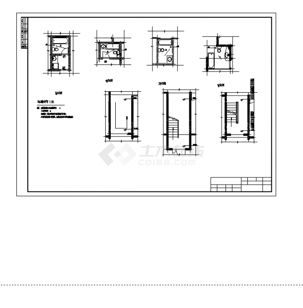 11层板式住宅楼设计cad施工图纸套图-图一