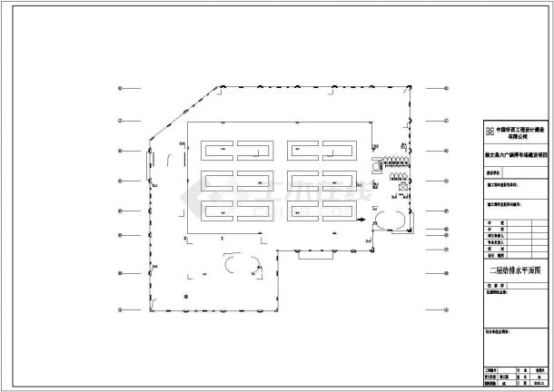 莆田六广镇停车场给排水CAD电气设计完整图-图二