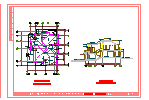 某三层别墅建筑cad施工图纸-图一