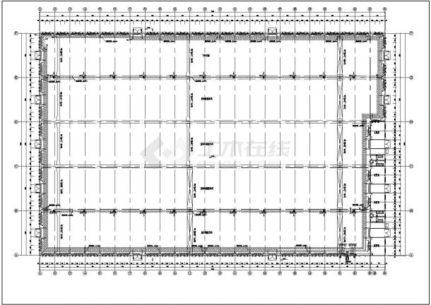 某地大型超市中央空调全套设计cad平面施工图(含设计说明)-图二