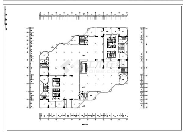 某六层大型商场建筑CAD布置图-图二