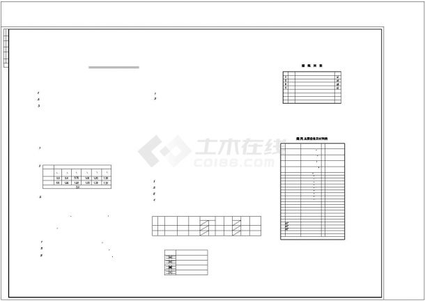 杭州某地下汽车库详细设计cad通风图(含设计说明、主要设备及材料表)-图一