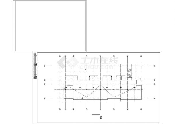 1.2万平米13层混框结构豪华酒店建筑设计CAD图纸-图二