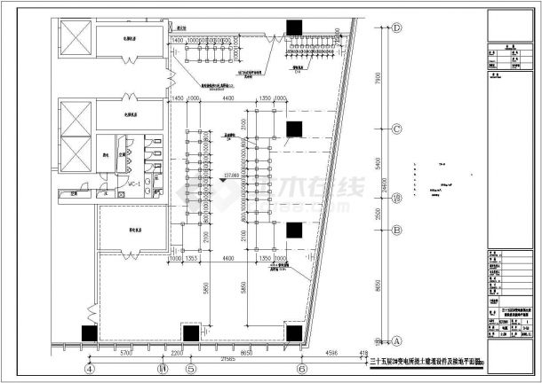 某五十二层超高商务中心施工cad图（附电气、建筑、结构、空调、水多张图纸）-图二