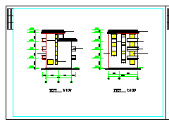 三层住宅整套建筑结构施工图纸-图二