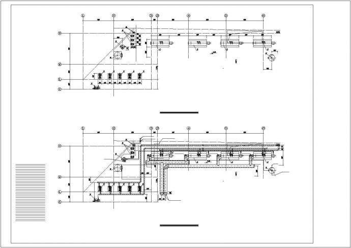 综合商场冷热源机房系统设计施工图_图1