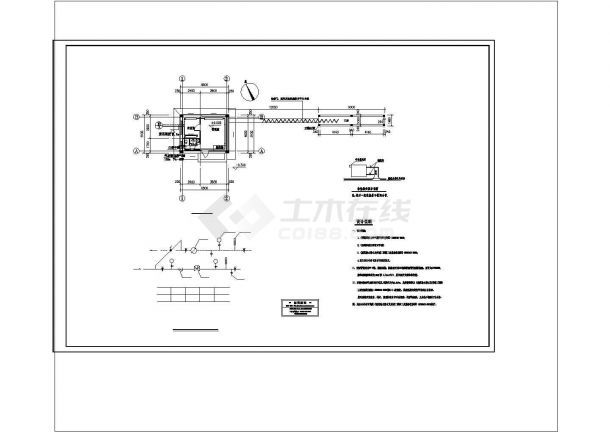 [辽宁]船机工厂及综合楼给排水暖施工图CAD图纸-图二