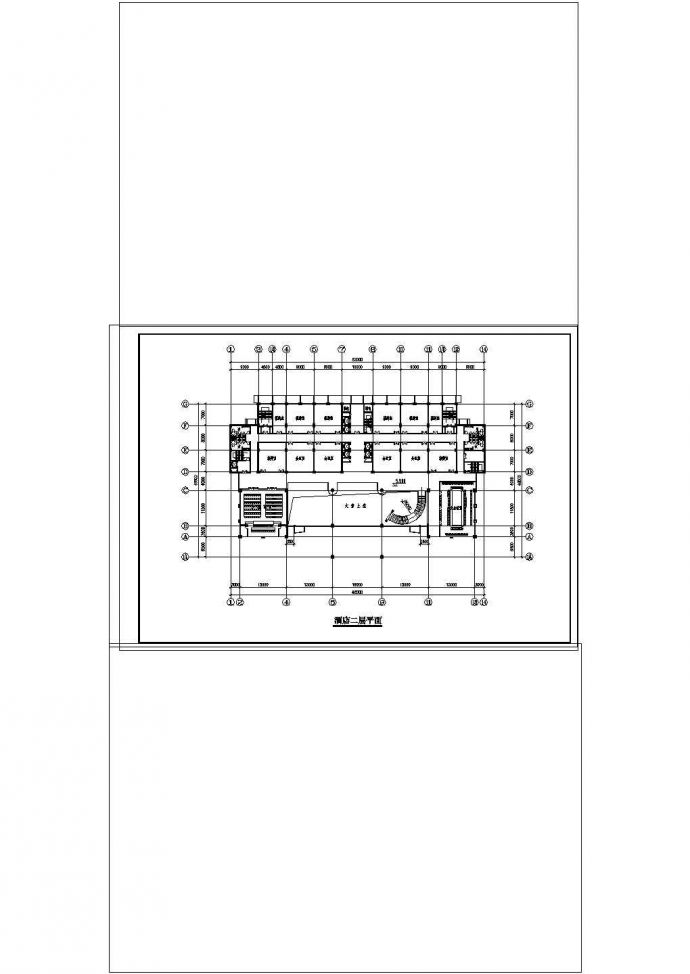 某地区高层酒店建筑设计方案图_图1