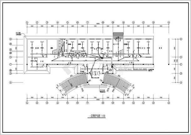 医院电气设计方案 CAD图纸-图一