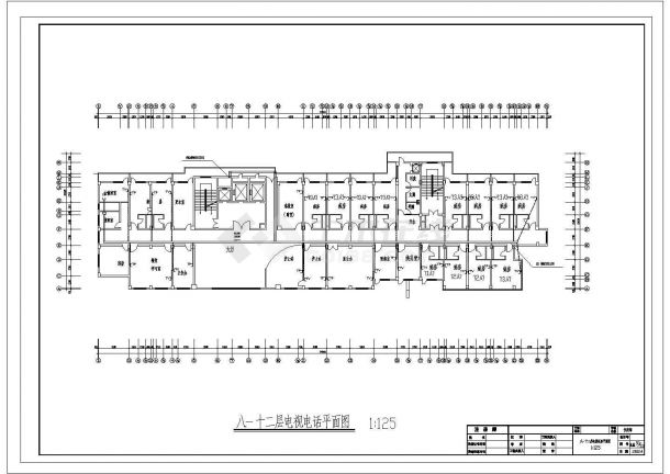 医院住院楼电气施工图 CAD图纸-图一