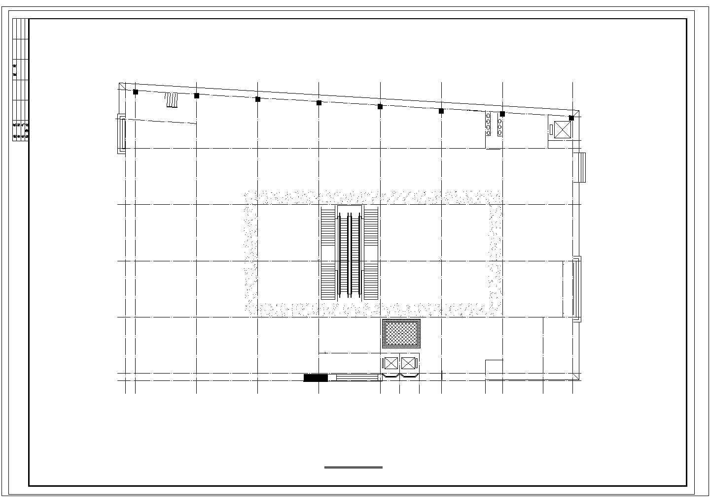 某地区大型商场建筑设计cad施工图纸