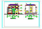 某小区三层别墅建施设计CAD图-图一